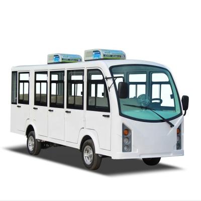 China 2021 Enclosed Body Electric Sightseeing Car 14 Seats Tourist Car With 14 AC Conditioner for sale