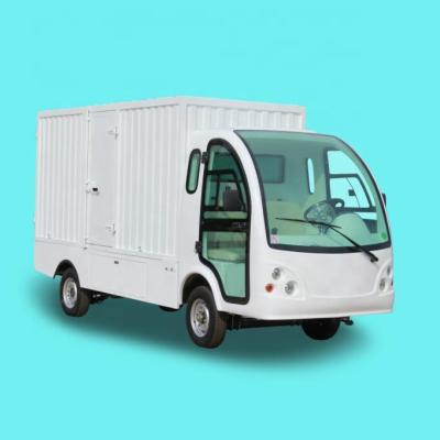 China Electric Mini Cargo Truck LQF092M With Door CE Certificate From China 900kg for sale