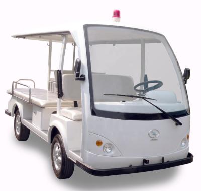 China Ambulance multi function electric car 1 and 4 seat bed battery powered CE certificate for sale 4 seats+1 bed for sale