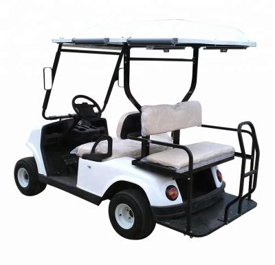 China Electric Golf Place 2+2 Seats Golf Car 8*6PCS Battery 24km/h for sale