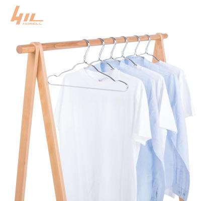 China New Product Wholesale Custom Recommendation Coat Hangers Anti-skid Aluminum Wire Coat Hanger for sale