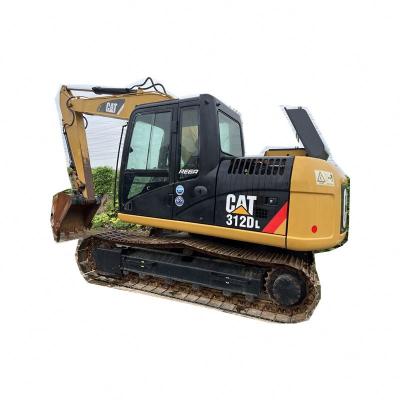 China Energy & Mining original imported CAT  used diggers  12t 312D secondhand machine  in yard for sale for sale