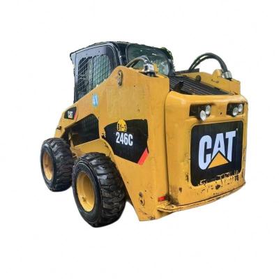 China Construction works Cheap Good Performance Used CAT Skid Steer Loader 246C 246D for Sale for sale