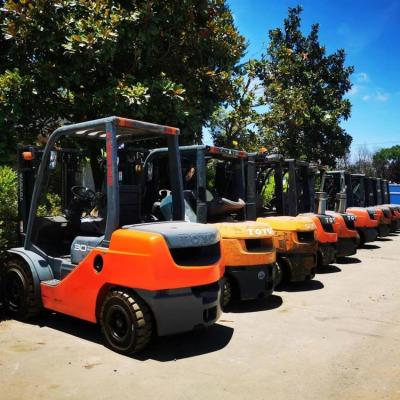 China Factory Whole Sale Good Condition Used Toyota 2.5 Ton Forklift for sale