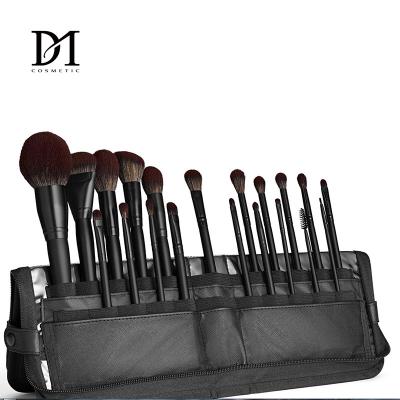 China Angular Blush Makeup Stamp Brush Makeup Artist Professional Set Brush Colorful Belt for sale