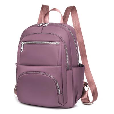 China Waterproof Custom School Backpack Women Waterproof Nylon Traveling Backpack for sale