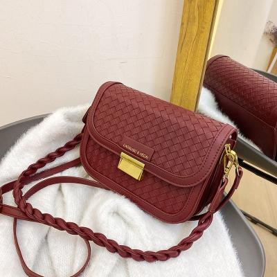 China Fashion High Quality Leather Handbags Cool Small Ladies Shoulder Bags Work Good Female Messenger Bags Customization for sale