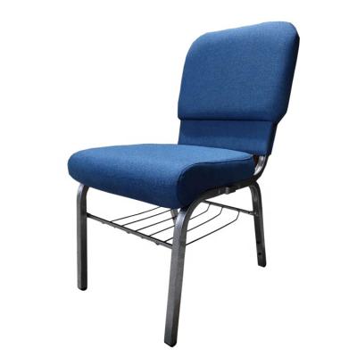 China School Sets Modern Used Comfort Seat Hot Sale Stackable Church Chair With Basket for sale