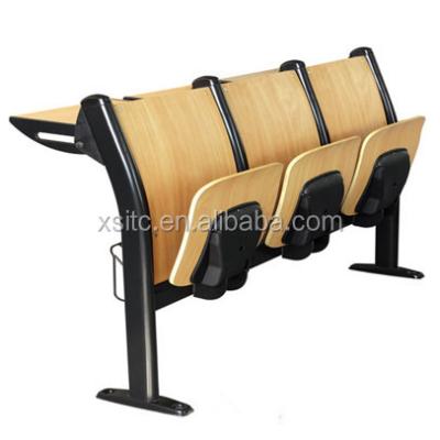 China 2016 Traditional Popular College School Classroom Amphitheater Folding Chairs And Tables for sale