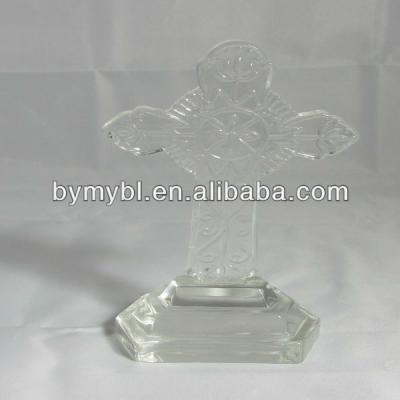 China Europe crystal cross pendant, curved cross crystal rhinestones, crystal cross for sale