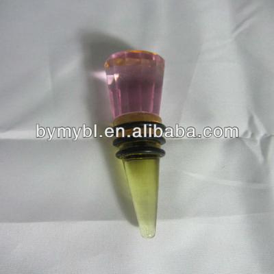 China Non Puddle Crystal Wine Bottle Stopper for sale