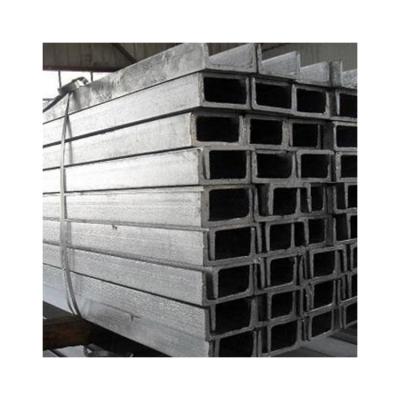 China Factory Price Anti - Corrosion Hot Rolled U - Shaped Chamber F Galvanized Channel Steel for sale