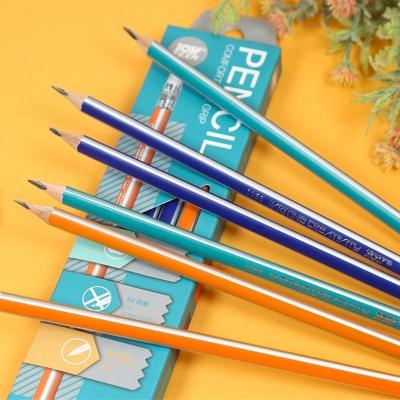 China office & School Pencil YIHENG Factory Customized School HB Hexagonal Wooden Pencil 7 Inch Pencil Painting Leather Core Rod Customized With Your Logo for sale