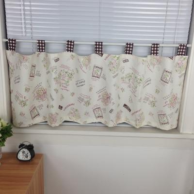 China Insulated colored stain-resistant curtains with plant print for sale