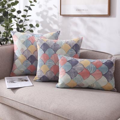 China Luxury Square Pillow Cover Designer High Cushion Cover Anti-Static Home Decor for sale