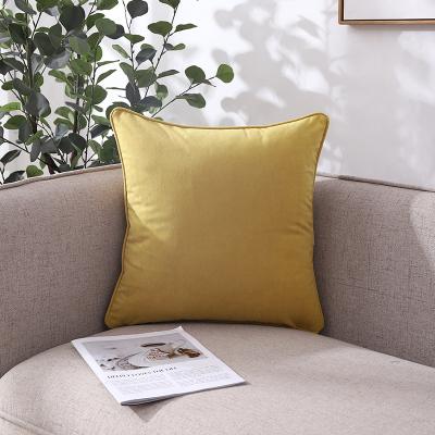 China Wholesale Custom Anti-static Luxury Cushion Cover Sofa Pillow Case Solid Color Home Decor for sale