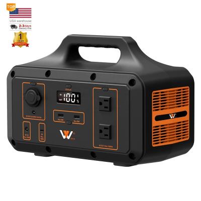 China Remote Control Power Station Battery Charger 110-240V 1000W Portable Solar Power Generator Portable Power Supply for sale