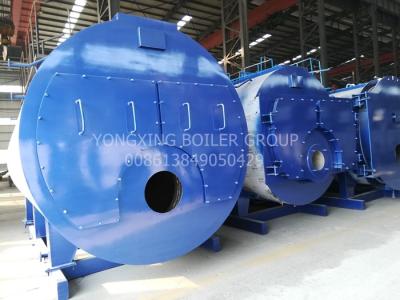 China Horizontale Oliegestookte Stoomketelwater het Verwarmen Oven Oliegestookte Boiler Te koop