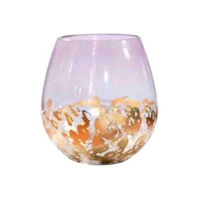 China ECO-frendly Custom Decorative Modern Empty Colorful Glass Globe Candle Jars for sale