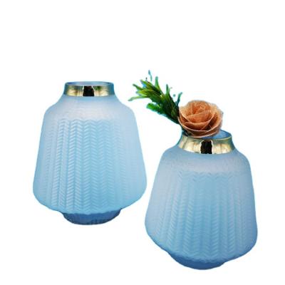 China China Glass Bottle Home Decorate Crystal Glass Vases For Flower Arrangement for sale