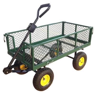 China High quality cart TC1840S, foldable mesh tools garden tool cart for sale