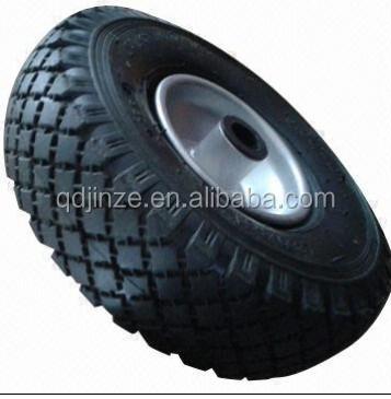 China Hotels 2 Pair Wheelbarrow Wheels , Tire Wheelbarrow 3.00-4 (260*85) for sale