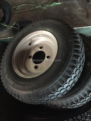 China PU foam tubeless wheelbarrow wheel with good quality 4.00-8 for sale