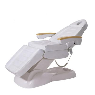 China SPA salon style European heavy duty white massage electric beauty bed with 3 motor for sale