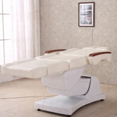 China Modern solid wood and PU combined modern salon beauty furniture stable physiotherapy massage tables body care dental examination for sale