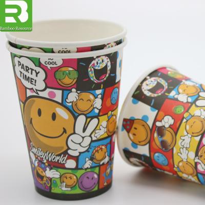 China Disposable.Eco-Friendly.waterproof single/double/cheap ripple/low price/favorable kids disposable paper cups accept customized/ODM/OEM taizhou factory for sale