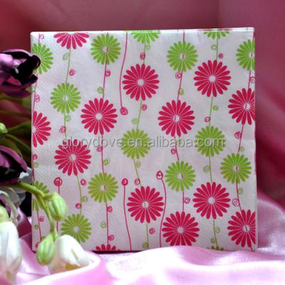 China Colorful Hot Sale Paper Napkin Towel Paper 25x25cm for sale