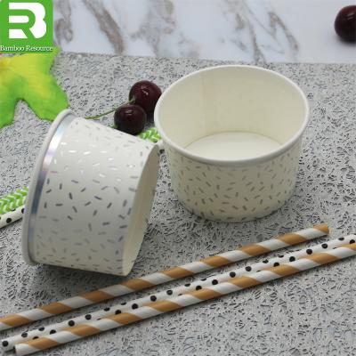 China Disposable Custom Printed Ice Cream Disposable Paper Cup for sale