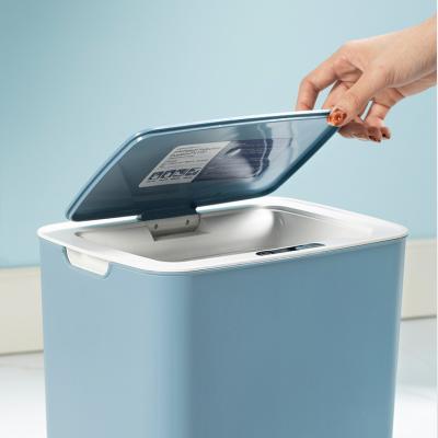 China Smart Trash Cans 14l Chinese Site Viable Motion Sensor Sales Touchless Vacuum Leading Technology for sale