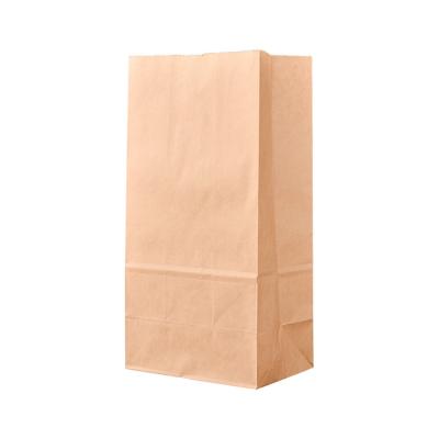 China Quick Disposable Oil-Proof and Waterproof Disposable Kraft Paper Sandwich Snack Food Packaging Bag for sale