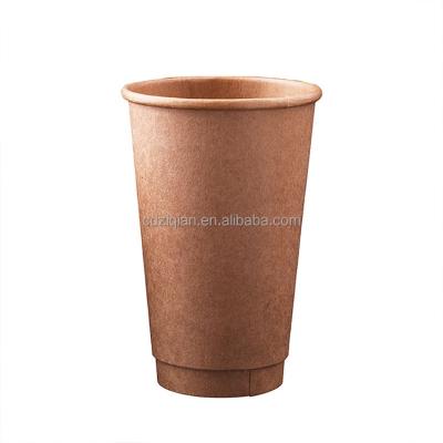 China Customized Disposable Thickened Disposable Double-Layer Cavity Wrapping Paper Coffee Drinks Milk Hot Tea Cup With Lid for sale