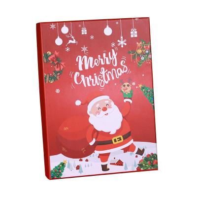 China Recyclable Wholesale Christmas Lid Base Rectangular Gift Boxes For Lollipop Cookie Candy for sale