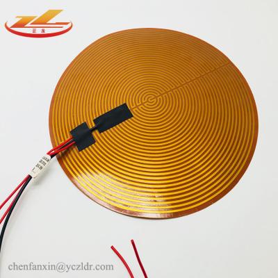 China Flexible Side Adhesive Polyimide Film Heater Parts One 12V 12w Heater for sale