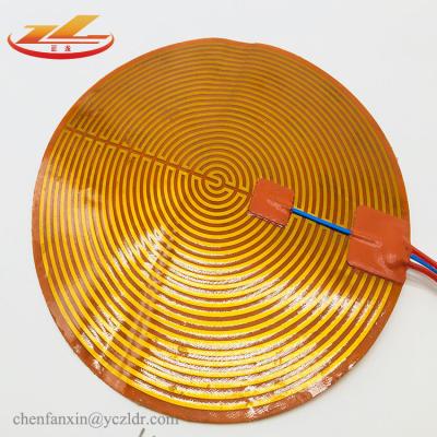 China Industrial Heating Parts 48V Polyimide Film Heater 300W/ft Heating Element for sale