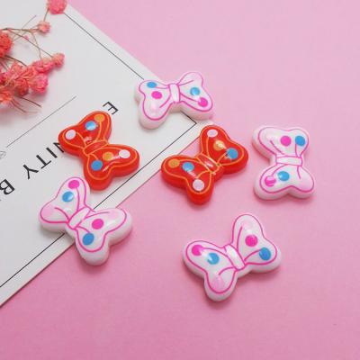 China All accessories plastic material diy factory decoration box stationery case cartoon butterfly resin correction cream phone direct sales for sale