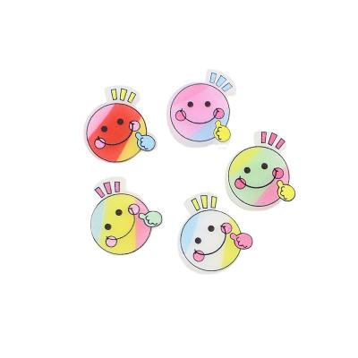 China Other hairpin diy props elastic band cartoon production materials props resin face series cute smiling mobile phone shell for sale