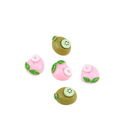 China Fashion Korean version of small fresh fruit kiwi resin patch diy resin patch kiwi small fresh fruit Central Institute of Statistics style hair accessories hairpin jewelry diy accessories for sale