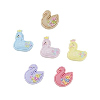 China European and American style small swan cute accessories stationery box hair accessories diy hair rope decoration materials wholesale for sale