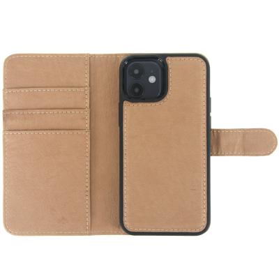 China Brand New 2021 Folio Flip Wallet Anti-fall 2021 Magnet PU Leather Cell Phone Case and Bag for iphone 13 mini pro max for sale