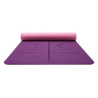 China High Quality Anti Slip Gym Eco-Friendly Design Your Own Custom Printing Tape Yoga Mats for sale