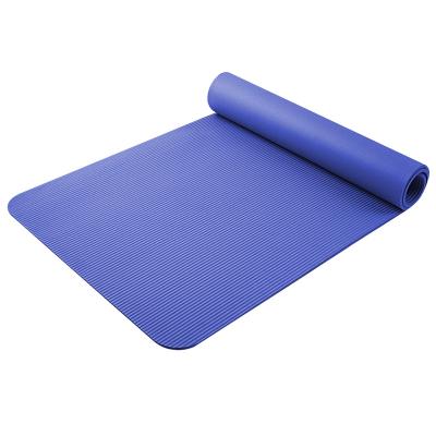 China Foldable NBR Anti-tear nbr non slip exercise mat yoga mat with carrying strap for sale