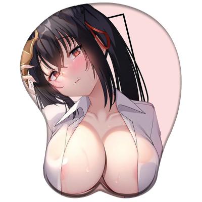 China With Japanese Sexy Wrist Rest Oppai Girl Mousepad Colores Silicon Gel Breast Oppai Mouse Pad Wrist Guard for sale