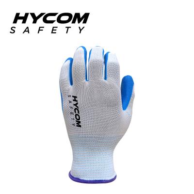 China Hycom P13NS SMOOTH Polyester Nitriles Safety General Purpose Working Gloves Hycom P13NS White Liner Best Selling Glove for sale