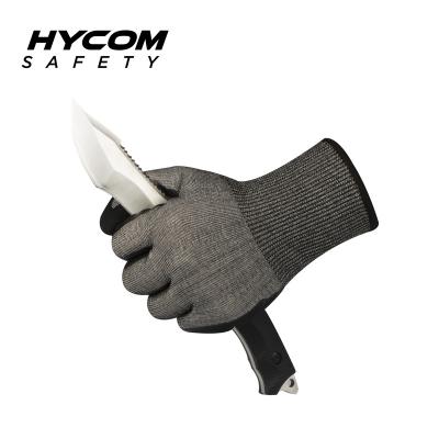 China Cut Resistant Glove HYCOM Anti-Cut Nitrile Coated Work Gloves 6 Level S6U for sale