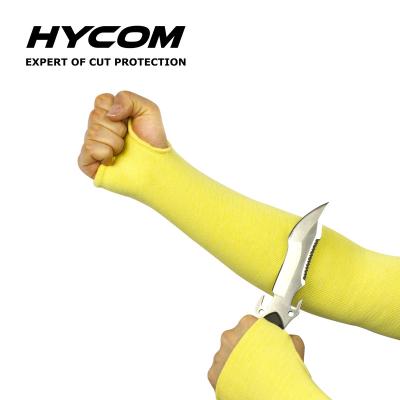 China Anti Heat Hycom Cut Resistant Arm Pad Aramid Cut Resistant Sleeve for sale