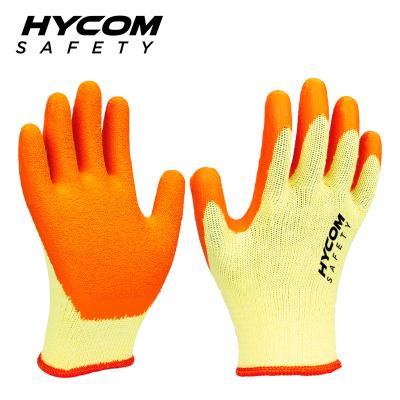 China Cut Resistant Glove Hycom Work Gloves With Grip Latex Coating Abrasion Resistant , Construction Work for sale